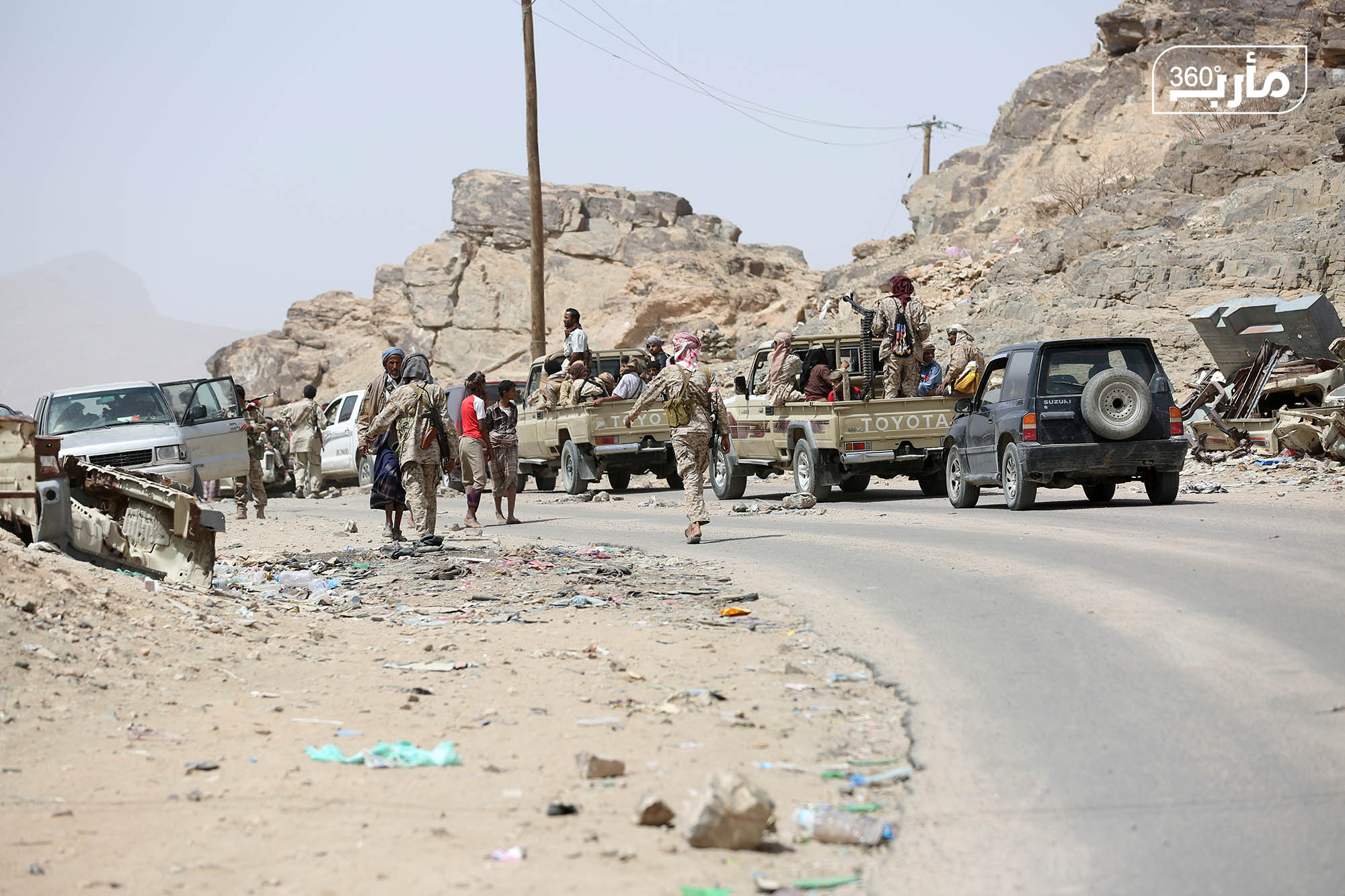 مقتل 4 من أفراد محور سبأ في مواجهات مع ميليشيا الحوثي بمديرية “حريب” شرقي مأرب